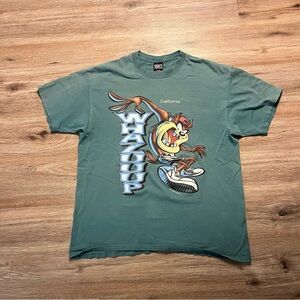 Y2K (2000) Looney Tunes Tazmanian Devil  “ Whazuuup “ Shirt Mens Size XL